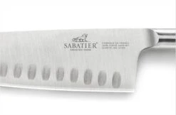 Sabatier Edonist Santoku Knife With Hollow Edge 18cm -EdgeMaster Shop sabatier edonist santoku knife hollow edge 18cm 1