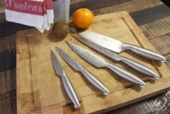 Sabatier Fuso Nitro+ 5-piece Knife Bag Set - Stainless Steel Blades And Handles -EdgeMaster Shop sabatier fuso nitro 5 piece knife bag set stainless steel blades handles 6