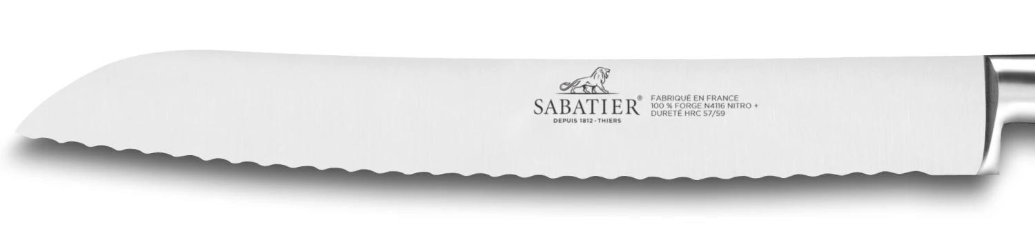 Sabatier Ideal 100% Forged Bread Knife 20cm With Brass Rivets 4 Sabatier Ideal 100% Forged Bread Knife 20cm With Brass Rivets - Image 2