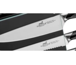 Sabatier International Denver Magnetic Block With 5 Kitchen Knives -EdgeMaster Shop sabatier international denver magnetic block 5 kitchen knives 2