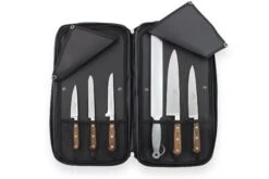 Sabatier Perigord Knife Bag With 5-piece Knife Set + 1 Sharpening Steel 10 Sabatier Perigord Knife Bag With 5-piece Knife Set + 1 Sharpening Steel -EdgeMaster Shop sabatier perigord knife bag 5 piece knife set 1 sharpening steel 1