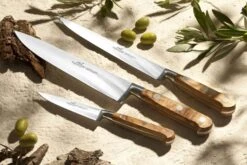 Sabatier Provençao 2-piece Knife Set 100% Forged Blades, Olive Wood Handles -EdgeMaster Shop sabatier provencao 2 piece knife set forged olive wood handles 4