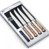 Sabatier Provençao 4-piece Steak Knife Set 100% Forged Blades 13cm -EdgeMaster Shop sabatier provencao 4 piece steak knife set