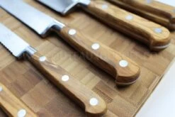 Sabatier Provençao Chef Knife 100% Forged Blade 15cm - Olive Wood Handle -EdgeMaster Shop sabatier provencao chef knife forged blade 15cm olive wood handle 2
