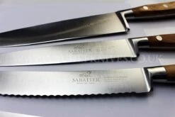 Sabatier Provençao White Knife Block With 5 Kitchen Knives - Olive Wood Handles -EdgeMaster Shop sabatier provencao white knife block 5 kitchen knives olive wood handles 6