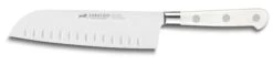 Sabatier Toque Blanche 2-piece Knife Set: Paring Knife + Santoku Knife -EdgeMaster Shop sabatier toque blanche 2 piece knife set 3