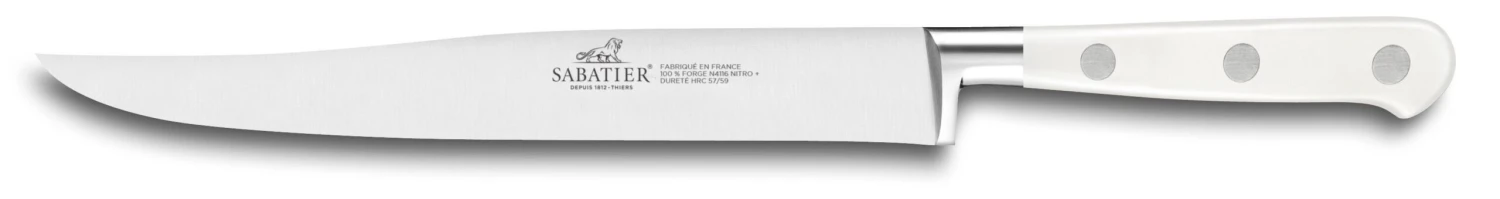 Sabatier Toque Blanche Carving Knife 20cm 3 Sabatier Toque Blanche Carving Knife 20cm