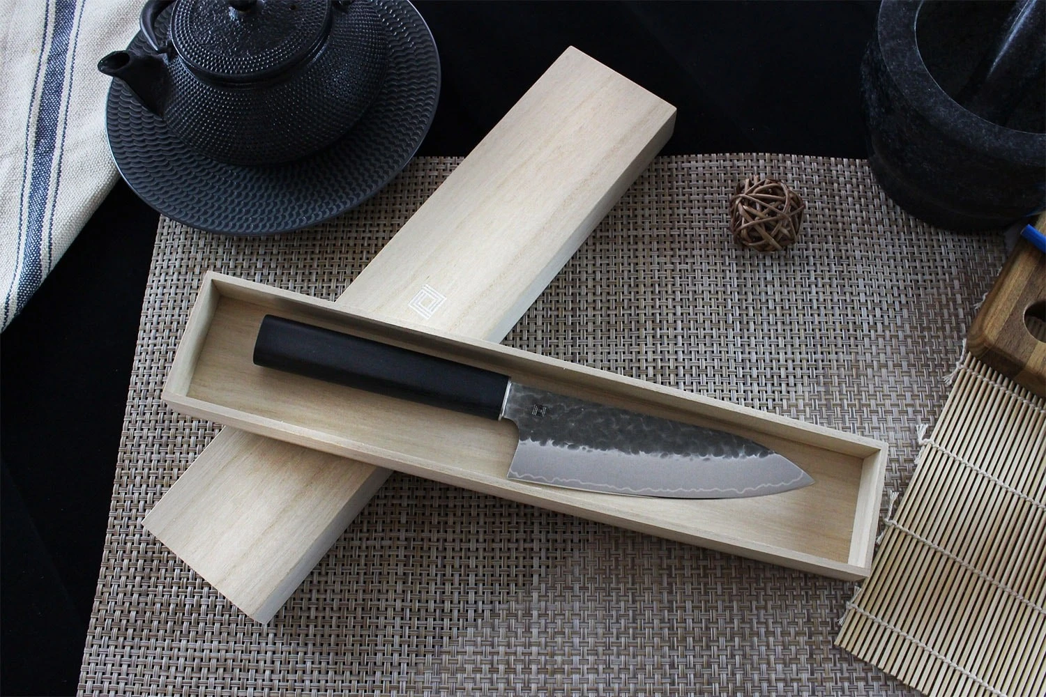 Shizu Hamono Yamato Hammered Deba Knife 16cm 4 Shizu Hamono Yamato Hammered Deba Knife 16cm - Image 2