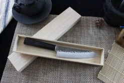 Shizu Hamono Yamato Hammered Santoku Knife 18cm -EdgeMaster Shop shizu hamono yamato hammered santoku knife 18cm 1