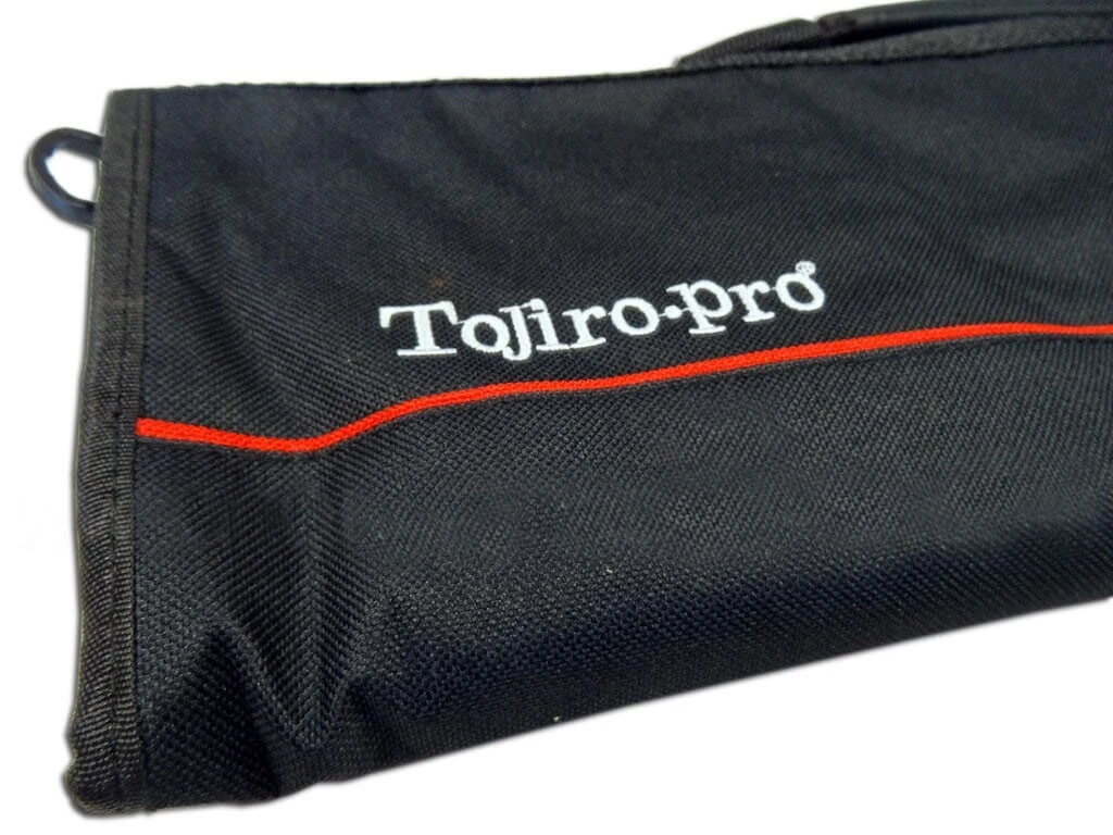 Tojiro Empty Roll Bag For 8 Kitchen Knives - Black Nylon 6 Tojiro Empty Roll Bag For 8 Kitchen Knives - Black Nylon - Image 4