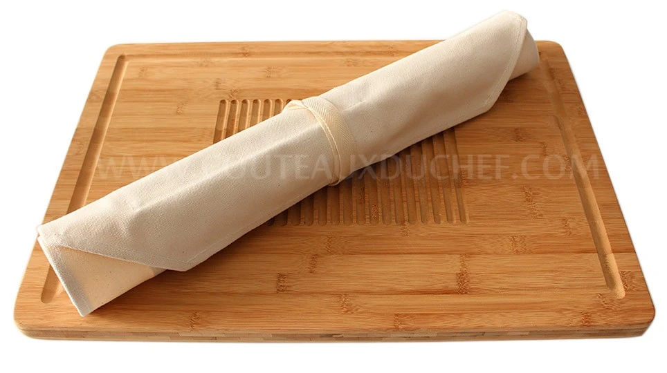 TOJIRO Traditional Japanese Empty Canvas Bag With Space For 5 Knives 6 TOJIRO Traditional Japanese Empty Canvas Bag With Space For 5 Knives - Image 4