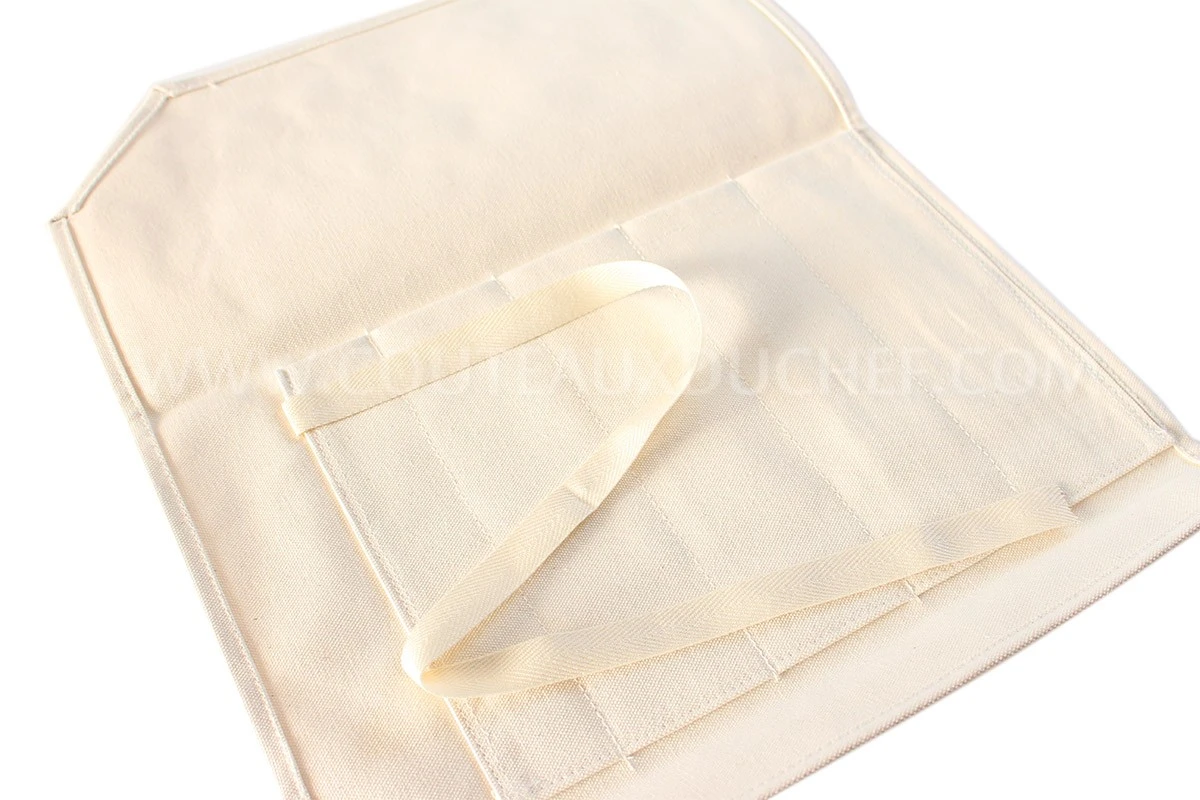 TOJIRO Traditional Japanese Empty Canvas Bag With Space For 5 Knives 9 TOJIRO Traditional Japanese Empty Canvas Bag With Space For 5 Knives - Image 7