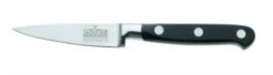 V Sabatier Paring Knife 8.5cm With Black, Triple-riveted Handle