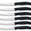 Victorinox SwissClassic 6-piece Steak Knife Set - Black Handles -EdgeMaster Shop victorinox swissclassic 6 piece table knife set black handles