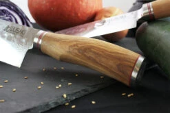 Wusaki Damas VG10 Nakiri Knife 17cm Olive Wood Handle -EdgeMaster Shop wusaki damas vg10 nakiri knife 17cm olive wood handle 6