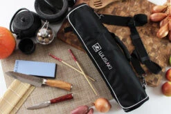 Wusaki Ebony AUS8 Set With 5 Kitchen Knives + 1 Roll Bag 11 Wusaki Ebony AUS8 Set With 5 Kitchen Knives + 1 Roll Bag -EdgeMaster Shop wusaki ebony aus8 set 5 kitchen knives 1 roll bag 3