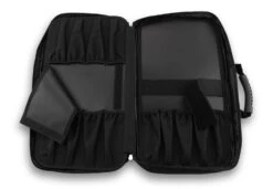 Wusaki Empty Bag For 21 Kitchen Knives And Utensils + 1 Large Storage Pocket -EdgeMaster Shop wusaki empty bag 21 kitchen knives utensils 1 storage pocket 5