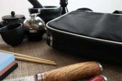 Wusaki Empty Bag For 21 Kitchen Knives And Utensils + 1 Large Storage Pocket -EdgeMaster Shop wusaki empty bag 21 kitchen knives utensils 1 storage pocket 6