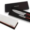 Wusaki Pakka X50 Pack With Chef Knife + Paring Knife + Whetstone 1000/3000 2 Wusaki Pakka X50 Pack With Chef Knife + Paring Knife + Whetstone 1000/3000 -EdgeMaster Shop wusaki pakka x50 pack chef knife paring knife whetstone