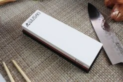 Wusaki Pakka X50 Pack With Chef Knife + Paring Knife + Whetstone 1000/3000 -EdgeMaster Shop wusaki pakka x50 pack chef knife paring knife whetstone 7