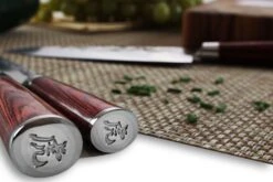 Wusaki Pakka X50 Pack With Chef Knife + Paring Knife + Whetstone 1000/3000 -EdgeMaster Shop wusaki pakka x50 pack chef knife paring knife whetstone 8