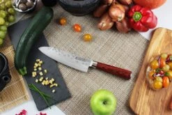 Wusaki Pakka X50 Set With 5 Kitchen Knives + 1 Roll Bag -EdgeMaster Shop wusaki pakka x50 set 5 kitchen knives 1 roll bag 2