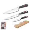 Wusthof Classic 3-piece Knife Set With An In-drawer Knife Storage Tray -EdgeMaster Shop wusthof classic 3 piece knife set with in drawer knife storage tray