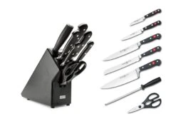 Wusthof Classic 7-piece Knife Block In Black Colour -EdgeMaster Shop wusthof classic 7 piece knife block in black colour 1