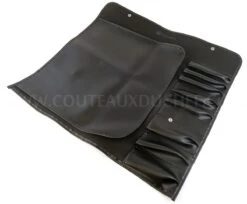 Wusthof Empty Roll Bag With Space For 9 Kitchen Knives - Synthetic Leather -EdgeMaster Shop wusthof empty roll bag 9 kitchen knives synthetic leather 1