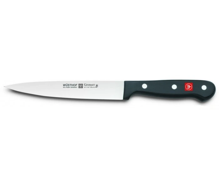 Wusthof Gourmet Knife Set: 1 Chef Knife 20cm, 1 Carving Knife 16cm And 1 Utility Knife 12cm 5 Wusthof Gourmet Knife Set: 1 Chef Knife 20cm, 1 Carving Knife 16cm And 1 Utility Knife 12cm - Image 3