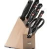 Wusthof Gourmet 6-piece Knife Set + Knife Block -EdgeMaster Shop wusthof gourmet 6 piece knife set knife block