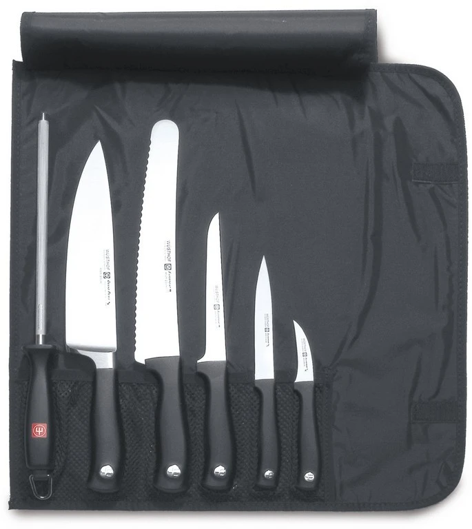 Wusthof Silverpoint 6-piece Cook's Case 3 Wusthof Silverpoint 6-piece Cook's Case